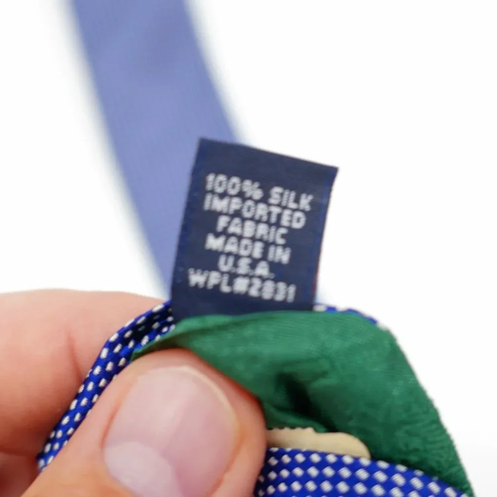 Tommy Hilfiger Pink Yellow Blue Striped Woven‎ Wide Silk Tie